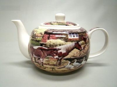 Theepot Boerderijdieren servies