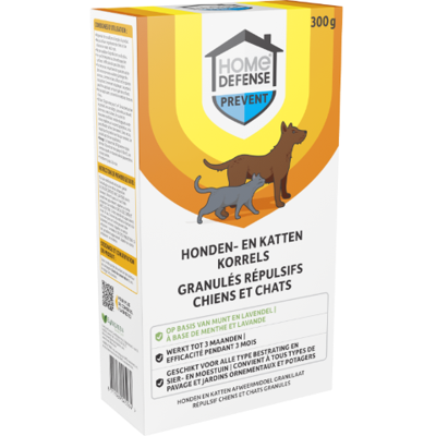 Home defense honden & katten afweermiddel korrels 300 gram Home defense honden & katten afweermiddel korrels 300 gram