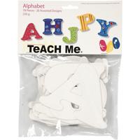 Creotime alfabet TeACH Me 10 cm karton wit 3 sets - thumbnail