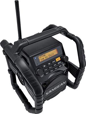 Sangean U-5 DBT Bouwradio DAB+, VHF (FM) AUX, Bluetooth Waterdicht, Stofdicht, Stofvast Zwart - thumbnail