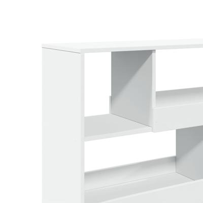 Boekenkast 100x33x156,5 cm bewerkt hout wit