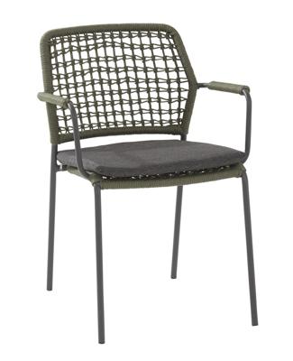 Taste Barista stapelbare tuinstoel rope green