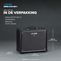 Boss Katana 50 EX Gen 3 50 Watt gitaarversterker combo - thumbnail