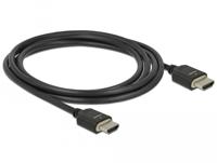 DeLOCK 85294 HDMI kabel 2 m HDMI Type A (Standaard) Zwart - thumbnail