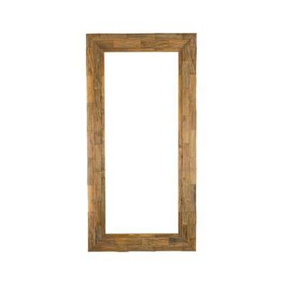 Housecraft Living Lias Spiegel| Wandspiegel 120x35 cm Hout - Bruin