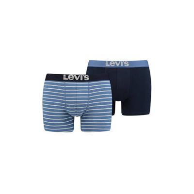 Levi's 2-pack boxershort vintage stripe- lichtblauw Levi's 2-pack boxershort vintage stripe- lichtblauw