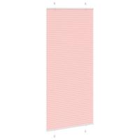 Pliss rolgordijn 85x200 cm stofbreedte 84,4 cm polyester roze - thumbnail