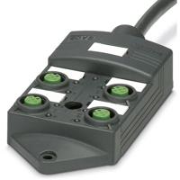 Phoenix Contact SACB-4/ 8-L- 5,0PUR SCO P 1452602 Passieve sensor/actorbox M12-verdeler met kunststof schroefdraad 1 stuk(s) - thumbnail