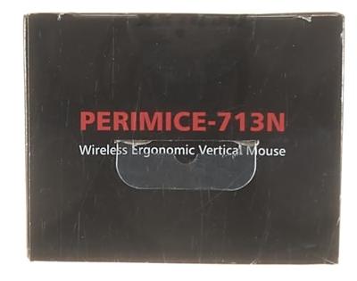 Perixx Perimice -713 Ergonomische muis Radiografisch Optisch Zwart 6 Toetsen 2000 dpi Ergonomisch