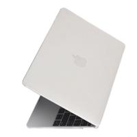 MacBook 12 inch doorschijnend Gekleurd Kristal structuur hard Kunststof Hoesje / Case Wit - thumbnail
