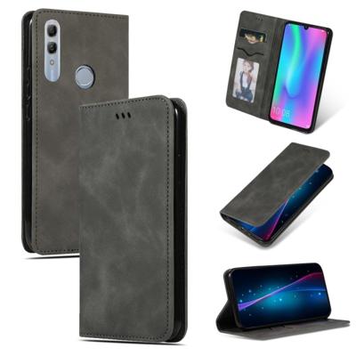 Retro huid voelen Business magnetische horizontale Flip lederen case voor Huawei Honor 10 Lite/Honor 20 Lite/Honor 10i/Honor 20i (donkergrijs) Retro huid voelen Business magnetische horizontale Flip lederen case voor Huawei Honor 10 Lite/Honor 20 Lite/Honor 10i/Honor 20i (donkergrijs)