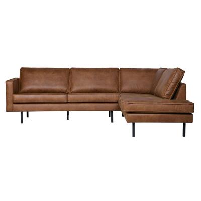 WOOOD Hoekbank 'Rodeo' Rechts, kleur Cognac