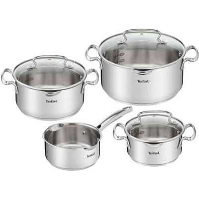 Tefal G719S7 Duetto 4-delige kookset Pan Grijs