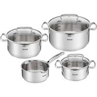 Tefal G719S7 Duetto 4-delige kookset Pan Grijs - thumbnail