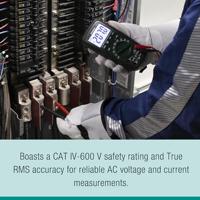 Extech Extech EX505A Multimeter Digitaal CAT IV 600 V Weergave (counts): 6000 - thumbnail