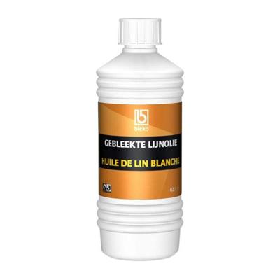 Lijnolie bleko gebleekt 500ml | 8 stuks