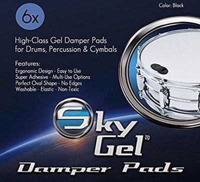 SkyGel Damper Pads Cristal Green (set van 8)