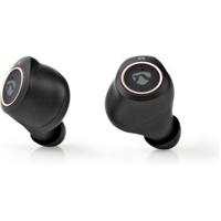 Nedis HPBT3050BK hoofdtelefoon/headset Draadloos In-ear Oproepen/muziek Bluetooth Zwart, Goud - thumbnail
