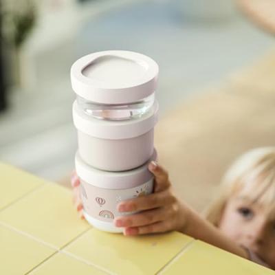 Mepal stapelbare snackbox stack mio 3-delig Little Dutch forest friends