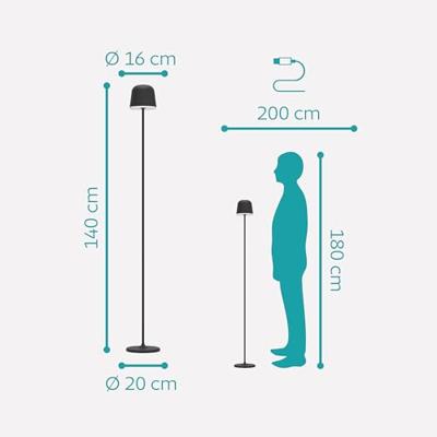 Eglo TerraslampMannera zwart - 901748