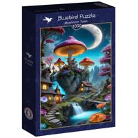 Mushroom Town Puzzel 1000 Stukjes - thumbnail