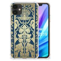 Apple iPhone 11 Case Beige Flowers - thumbnail
