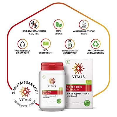 Vitals Rode Gist Rijst Biologisch Capsules