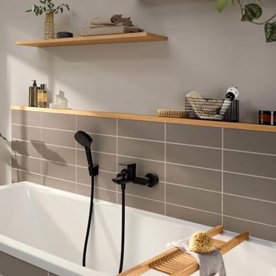 Hansgrohe Badmengkraan Opbouw Rebris E Eengreeps Mat Zwart Hansgrohe Badmengkraan Opbouw Rebris E Eengreeps Mat Zwart