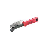 Lessmann Staalborstel | lengte 225 mm | 0,35 mm staal | 2-rijig | 1 stuk - 182401 182401 - thumbnail