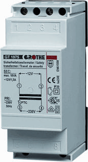 Grothe 14101 Beltransformator 12 V/AC 1.5 A
