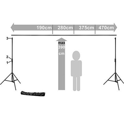 Bresser BR-D45 PRO-1 Achtergrondsysteem 380 x 450 cm