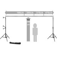 Bresser BR-D45 PRO-1 Achtergrondsysteem 380 x 450 cm - thumbnail