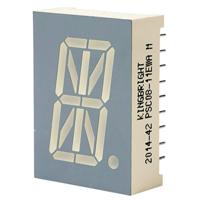 Kingbright 7-segments-display Rood 2 V PSC08-11EWA - thumbnail