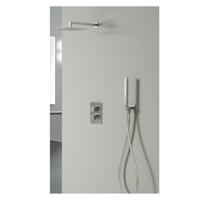 Inbouw Regendouche Set Sanimex Design Giulini Vierkante Hoofddouche en Handdoucheset Chroom - thumbnail