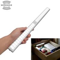 2.8 w 60 LEDs wit licht breedbeeld intelligent menselijk lichaam sensor licht LED gang kast licht USB opladen versie - thumbnail