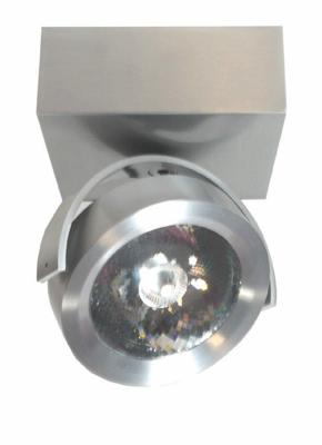 Artdelight OpbouwspotDutchess geborsteld metaal - QR 0001 SQ ALU-LED