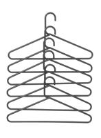 HEMA Kledinghangers kunststof zwart - 6 stuks (zwart) - thumbnail