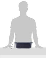 Curver Afwasbak rechthoek 9ltr antraciet - thumbnail