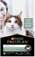 Purina Pro PLAN LIVECLEAR kattenvoer, gesteriliseerd, droog en rijk aan kalkoen, 7 kg - thumbnail