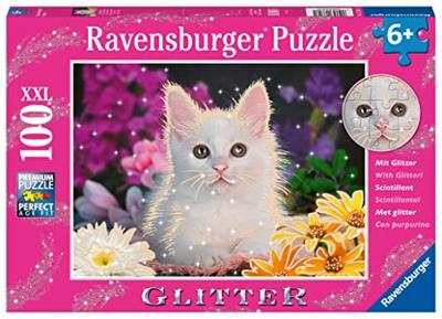 Ravensburger legpuzzel xxl schitterend katje, 100st. Ravensburger legpuzzel xxl schitterend katje, 100st.