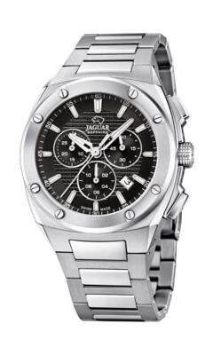 Jaguar J805/D Horloge Acier staal zilverkleurig-zwart 44,5 mm Jaguar J805/D Horloge Acier staal zilverkleurig-zwart 44,5 mm