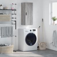 Hangkast 34,5x34x90 cm grijs sonoma eikenkleurig - thumbnail