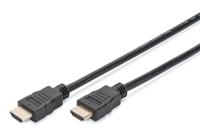 Digitus HDMI Aansluitkabel HDMI-A-stekker, HDMI-A-stekker 2.00 m Zwart AK-990920-020-S 4K UHD, Audio Return Channel (ARC) HDMI-kabel - thumbnail