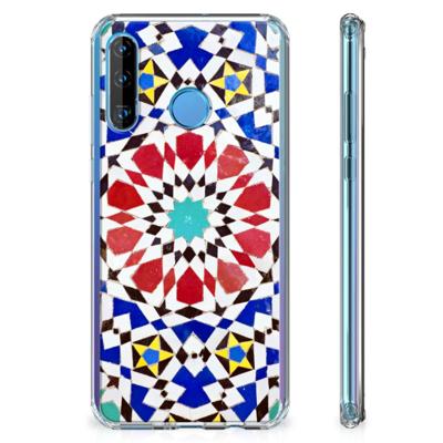 Huawei P30 Lite Anti-Shock Hoesje Mozaïek Huawei P30 Lite Anti-Shock Hoesje Mozaïek