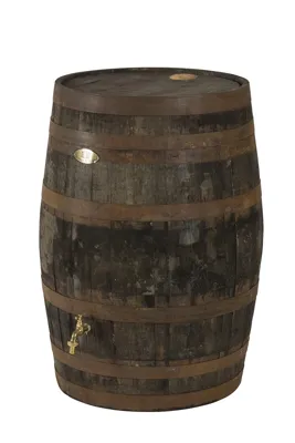 Houten regenton hergebruikt geborsteld 195 liter Houten regenton hergebruikt geborsteld 195 liter