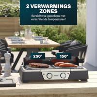 Princess BBQ Grill Tafel Zwart, Zilver - thumbnail