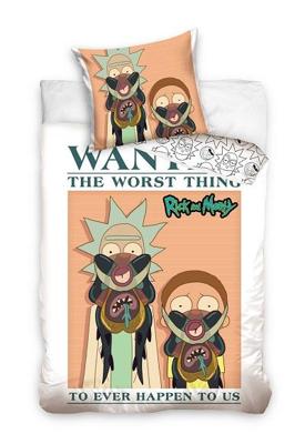 Rick and Morty Dekbedovertrek Wanted 140 x 200 cm - 70 x 90 cm Rick and Morty Dekbedovertrek Wanted 140 x 200 cm - 70 x 90 cm