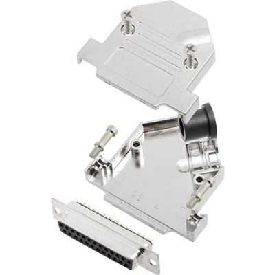 encitech D45NT25-M-DBS-K 6355-0072-23 D-sub female connectorset 45 ° Aantal polen: 25 Soldeerkelk 1 set(s)
