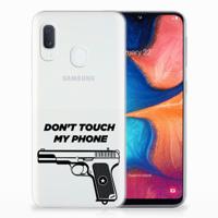 Samsung Galaxy A20e Silicone-hoesje Pistol DTMP - thumbnail