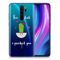 Xiaomi Redmi Note 8 Pro Telefoonhoesje met Naam Cactus Glad - thumbnail